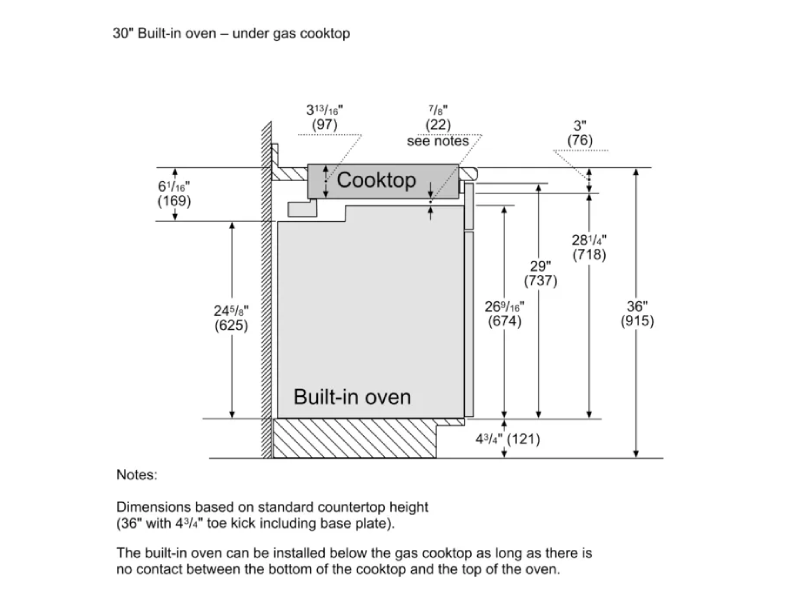 37" Bosch 800 Series Gas Cooktop With 5 Burner - NGM8646UC