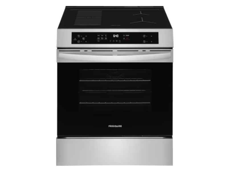 30" Frigidaire 5.3 Cu. Ft. Front Control Induction Range with Air Fry - FCFI308CBS