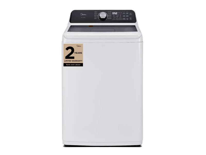 27" Midea 5.2 Cu. Ft. Smart Wave Impeller Washer - MLTW52M2BWW