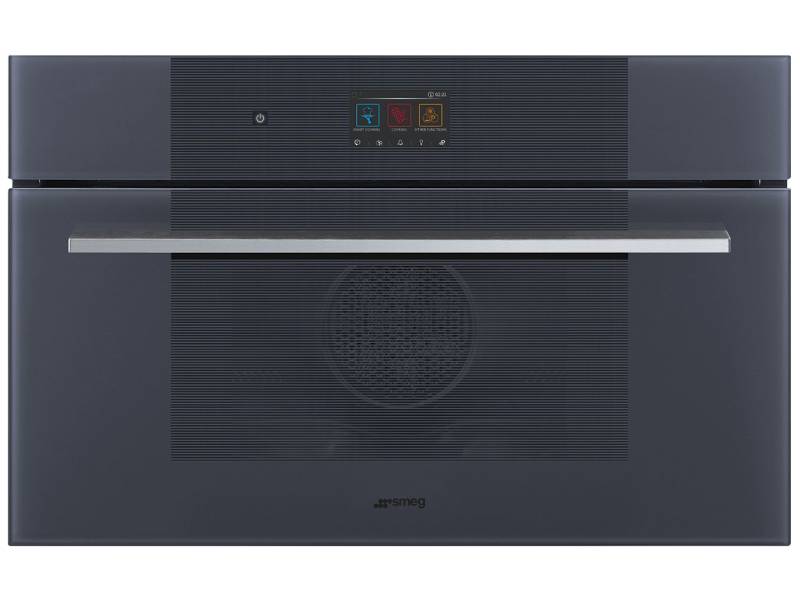 30" SMEG Linea Design Combi-Steam Electric Single Wall Oven  - SOCU3104SCG