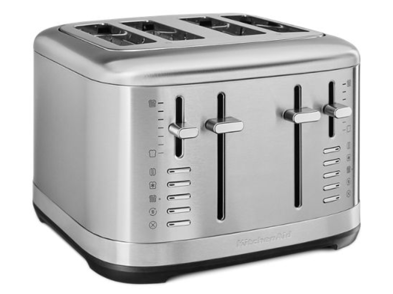 KitchenAid 4 Slice Toaster in Brushed Stainless Steel - KMT4109SX
