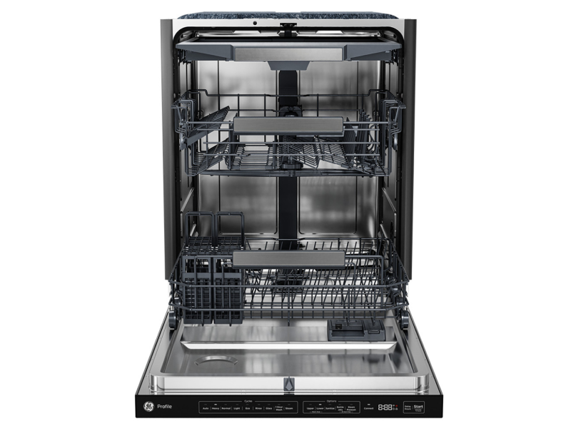 24" GE Profile Top Control Dishwasher with Auto Open Dry and Smart HQ Stainless Steel – PBT700SSVF