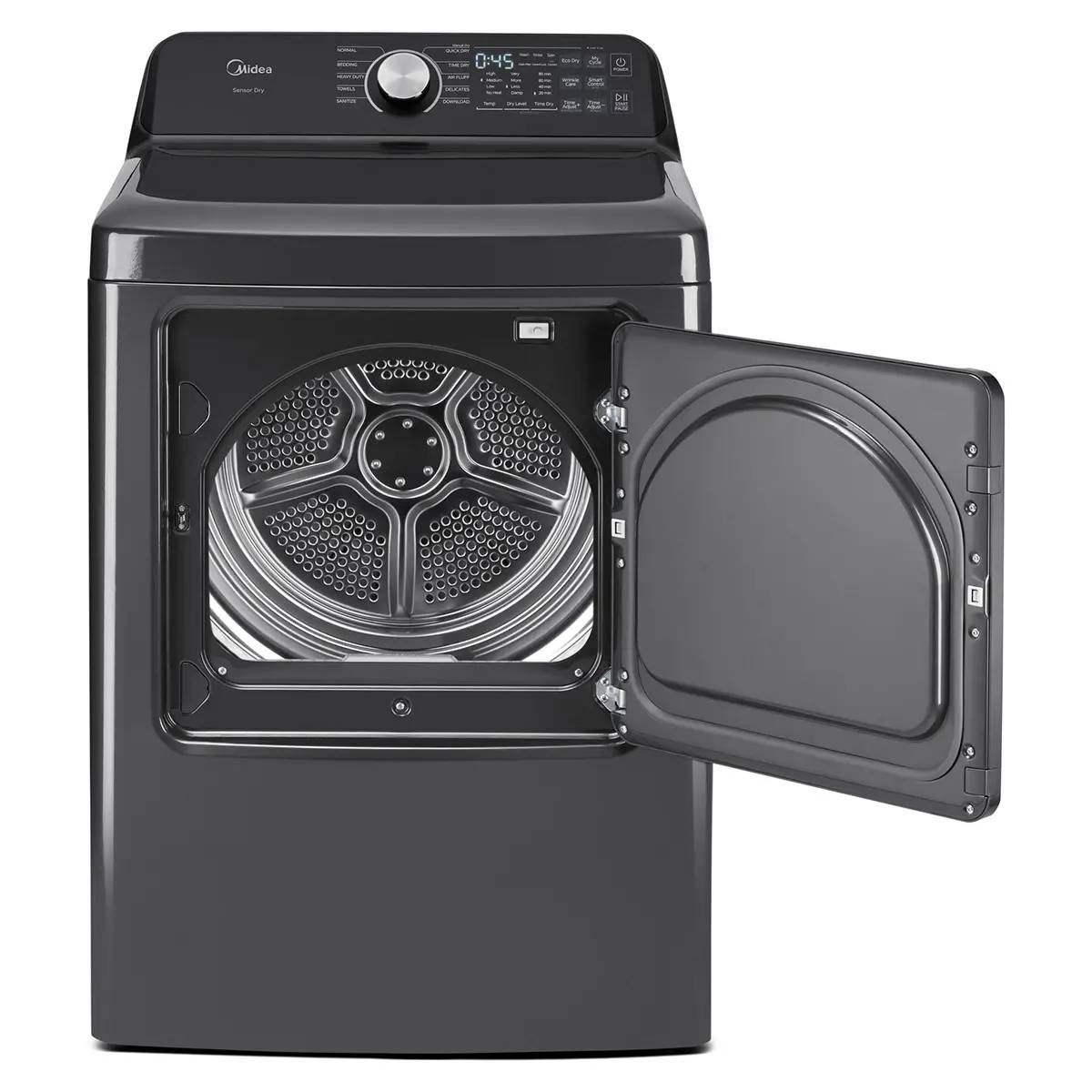27" Midea 7.0 Cu. Ft. Smart Tumble Dryer - MLTE52M2BGG