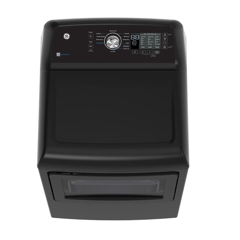 27" GE 7.4 Cu. Ft. Top Load Electric Dryer in Diamond Grey - GTD68EBMRDG