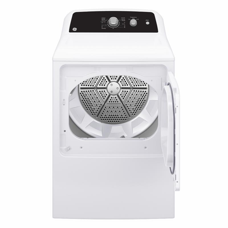 27" GE 6.2 Cu. Ft. Top Load Electric Dryer with SaniFresh Cycle White - GTX34EBMRWS