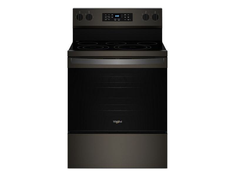 30" Whirlpool 5.3 Cu. Ft. Energy Star Electric Range with Air Cooking Technology No Preheat Air Fry and Air Baking and Self Clean - YWFES5030RV