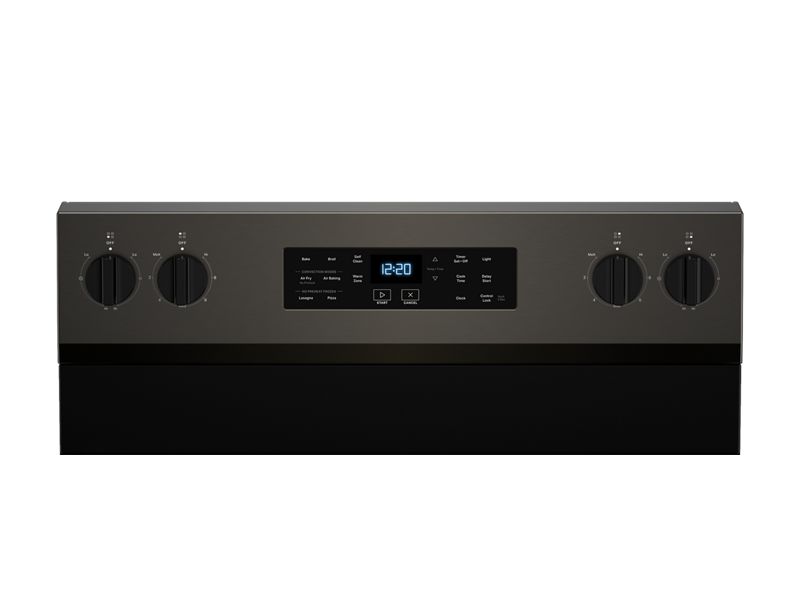 30" Whirlpool 5.3 Cu. Ft. Energy Star Electric Range with Air Cooking Technology No Preheat Air Fry and Air Baking and Self Clean - YWFES5030RV