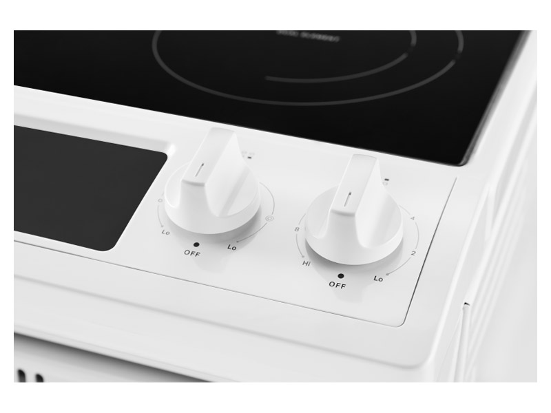 30" Whirlpool 4.8 Cu. Ft. Electric Range With Frozen Bake Technology In White - YWEE515S0LW