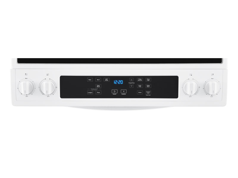 30" Whirlpool 4.8 Cu. Ft. Electric Range With Frozen Bake Technology In White - YWEE515S0LW