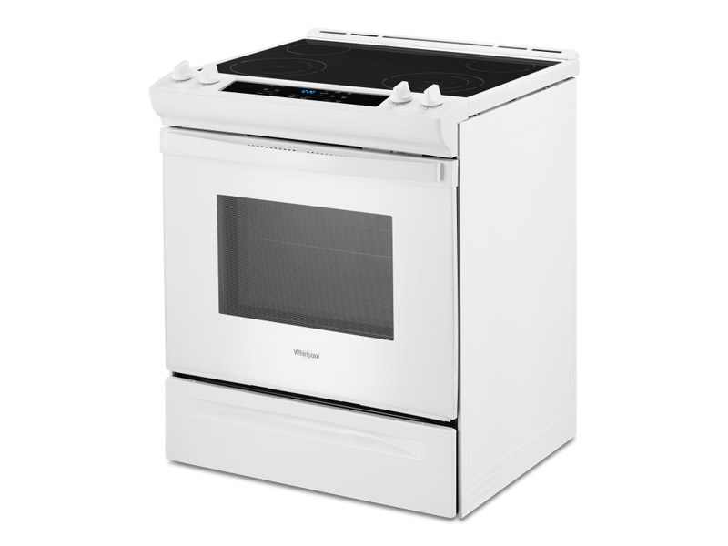 30" Whirlpool 4.8 Cu. Ft. Electric Range With Frozen Bake Technology In White - YWEE515S0LW
