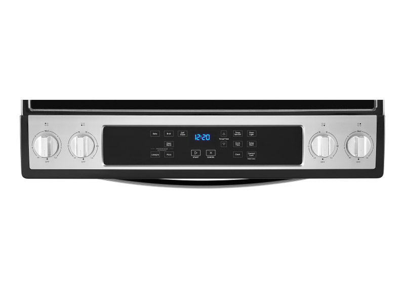 30" Whirlpool 4.8 Cu. Ft. Electric Range With Frozen Bake Technology In Stainless Steel - YWEE515S0LS