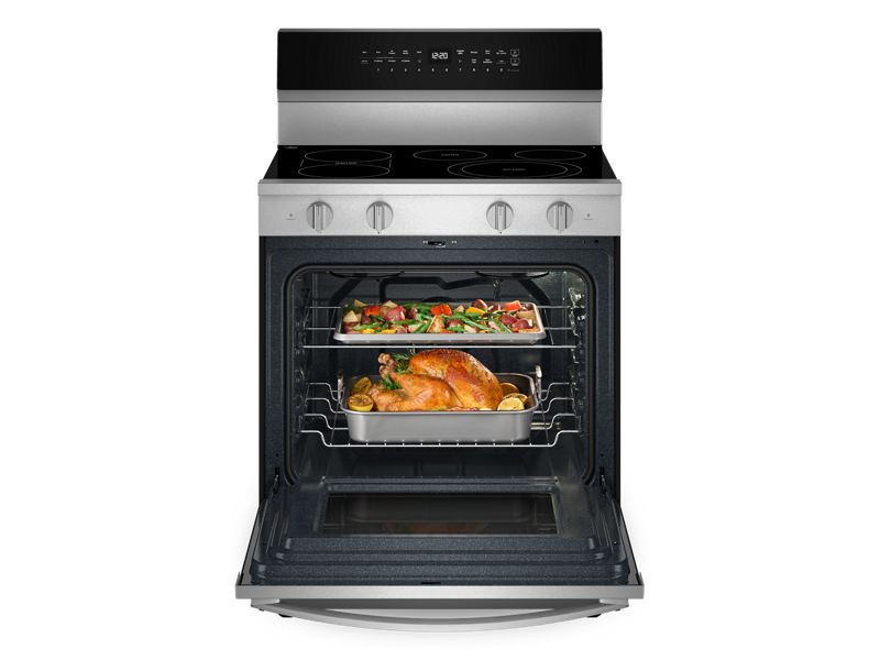 30" Whirlpool 5.3 Cu. Ft. Smart Electric Range with Air Cooking Technology - YWFES7530RZ