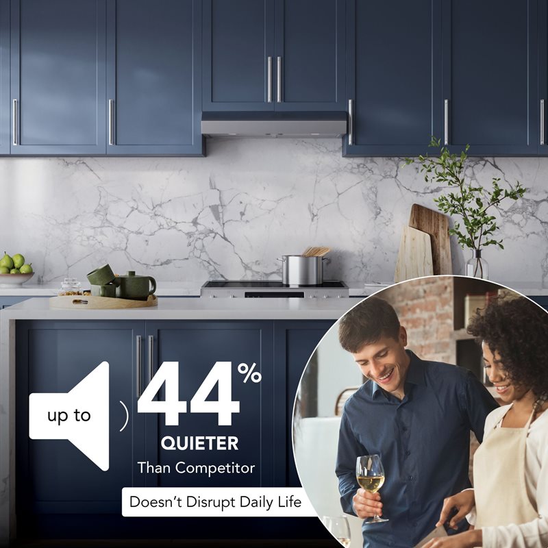 30" Broan Under Cabinet Range Hood in Stainless Steel - MTR1303SS