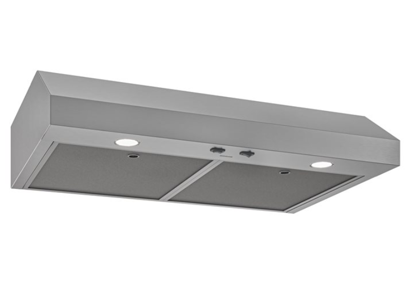 42" Broan Glacier Series Under Cabinet Range Hood in Stainless Steel - GLA1423SS
