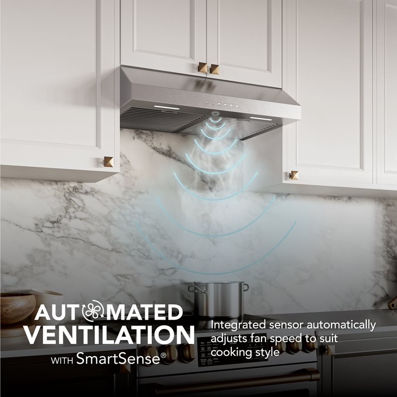 30" Broan Glacier Series Under Cabinet Range Hood in Stainless Steel - GLA3304SS