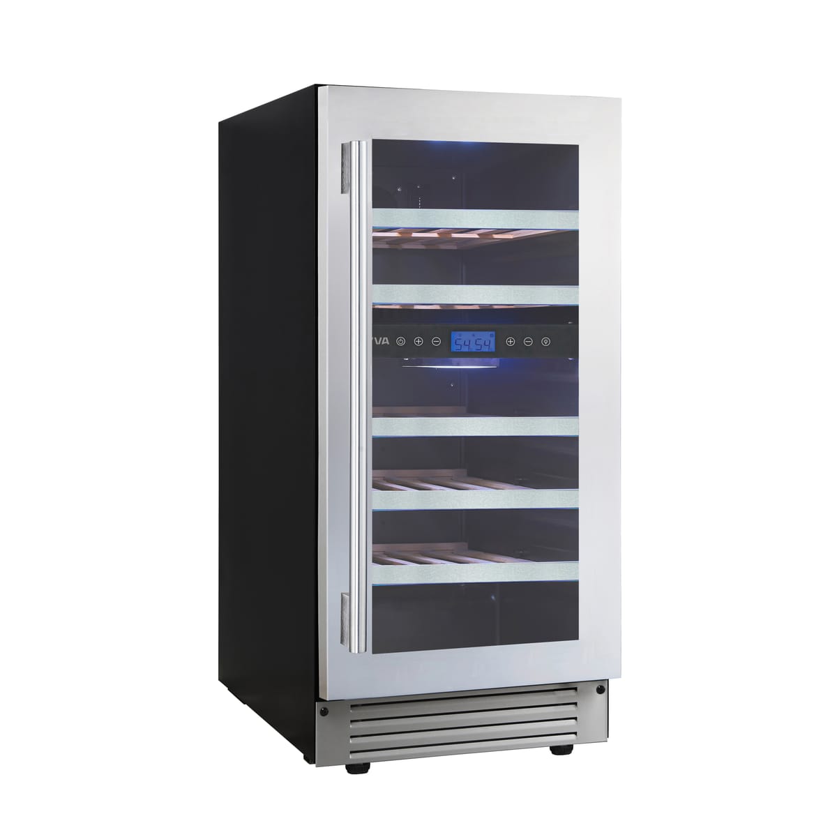 15" Aviva Dual Zone Wine Cellar in Stainless Steel - ABWC232SS