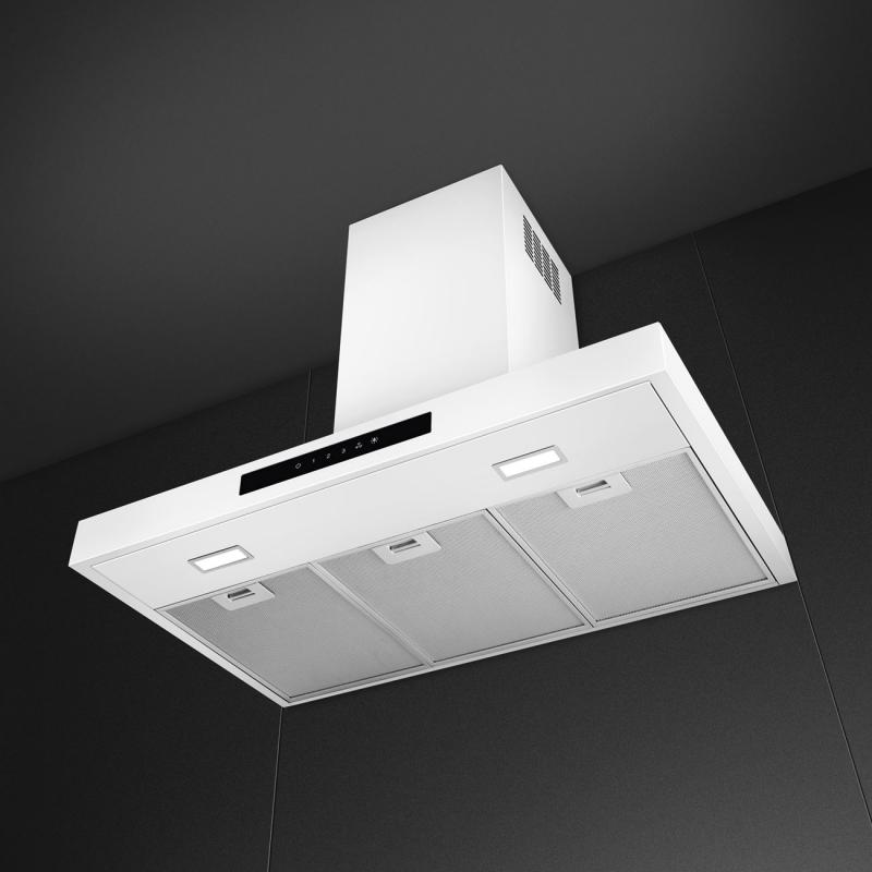 30" SMEG Universal Wall Mount Range Hood - KBTU30MW