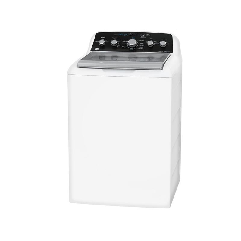 27" GE 4.9 Cu. Ft. Top Load Washer in White - GTW491BMRWS