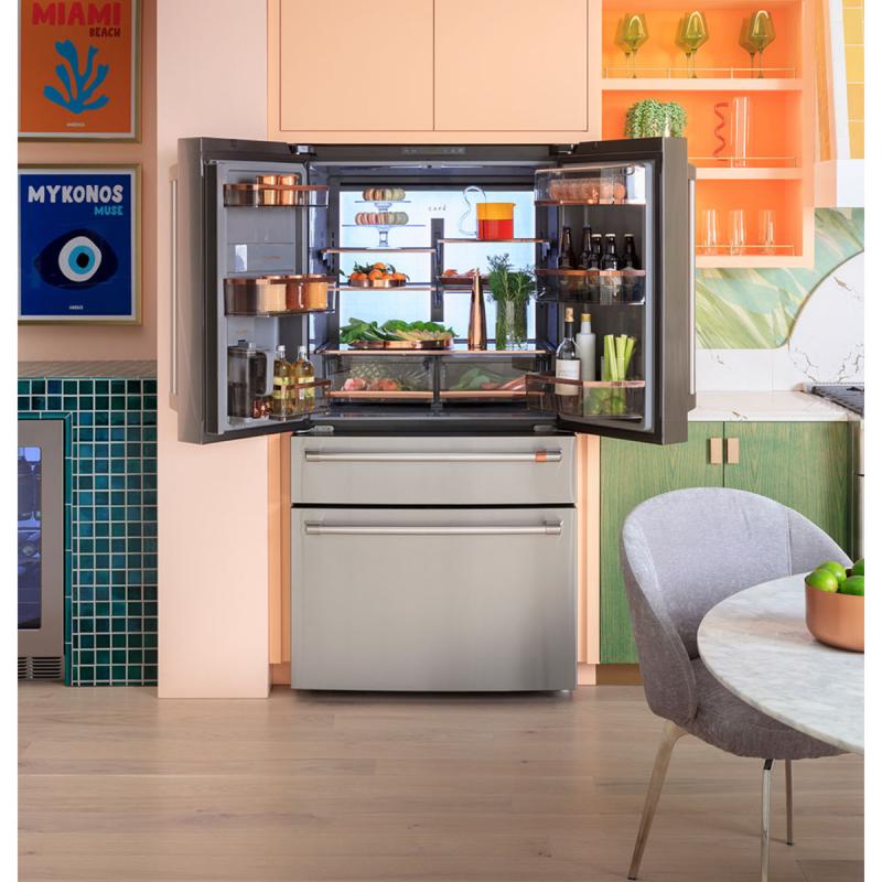 36" Café 23.2 Cu.Ft. French-Door Refrigerator - CJE23DP2WS1