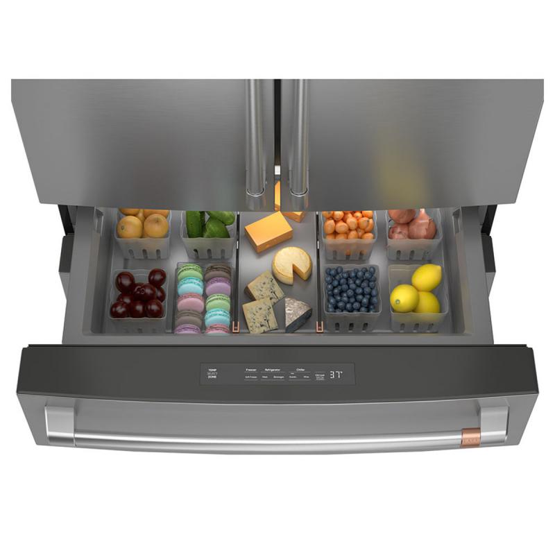 36" Café 23.2 Cu.Ft. French-Door Refrigerator - CJE23DP2WS1