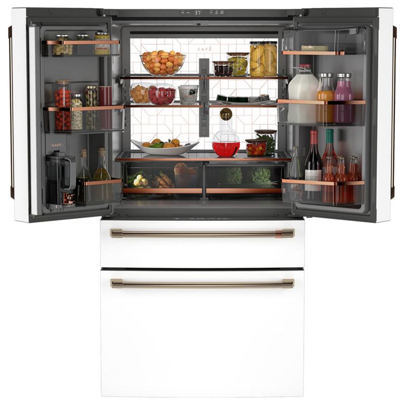 36" Café 23.2 Cu.Ft. Counter Depth French-Door Refrigerator - CJE23DP4WW2