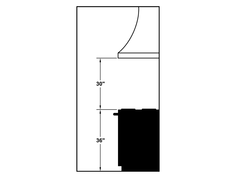 42" Vent-A-Hood Premier Magic Lung Designer Series Wall Mounted Range Hood - JDH242/C2AS
