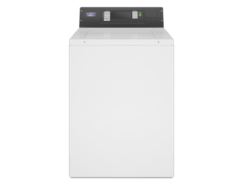 27" Maytag Commercial 3.27 Cu. Ft. Top-Load Washer with Card Reader Ready or Non-Vend - MAT24PRAWW