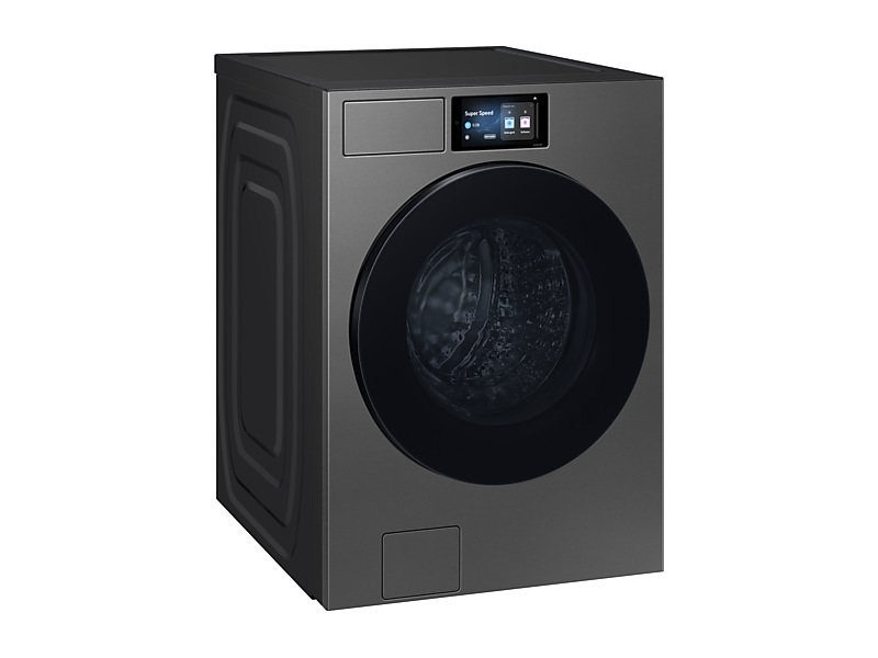 27" Samsung 6.1 Cu.Ft. F90 Series Bespoke AI Front Load Washer with AI Fabric Sensing (2025) - WF90F53ADSA5