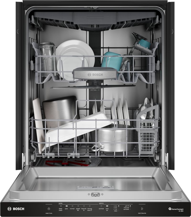 24" Bosch 500 Series Built-in Dishwasher Stainless Steel Anti-fingerprint - SHP65DM5N