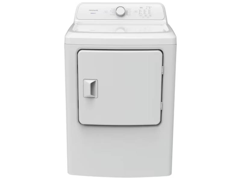 27" Frigidaire 7 Cu. Ft. Gas Front Load Dryer White - FLVG7000AW