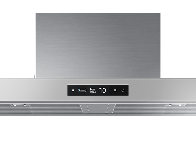36" Samsung Bespoke 7 Series Chimney Hood with Triple Air Sensor - NK36CB700WCGAA