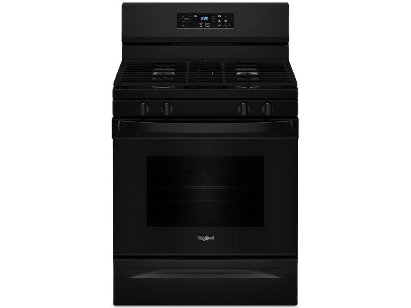30" Whirlpool 5.0 Cu. Ft. Freestanding Gas Range with 4 Burners - WFGS3530RB
