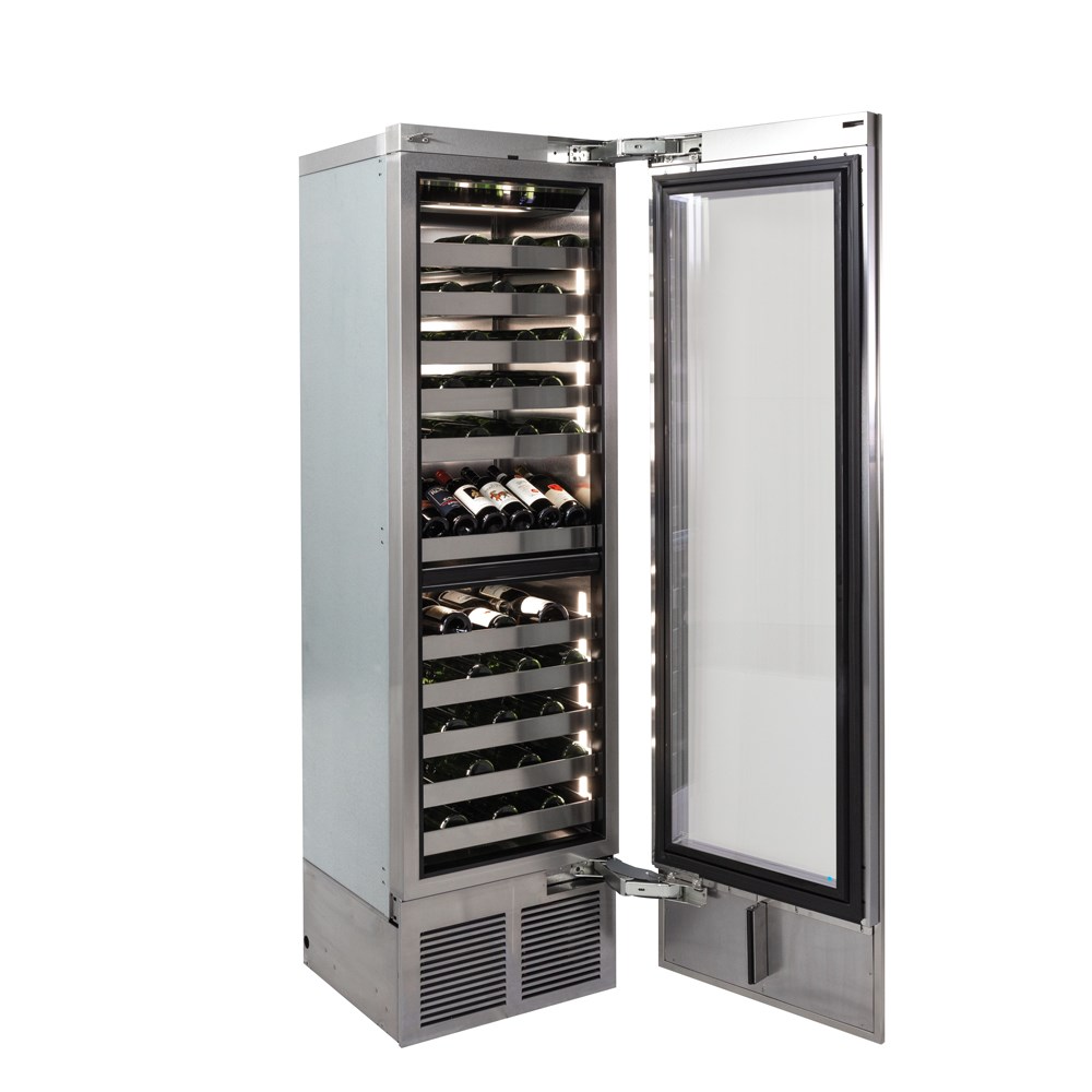24" Perlick C-Series Dual Zone Wine Column with Right Hinge Panel Ready Door - CR24D24RL