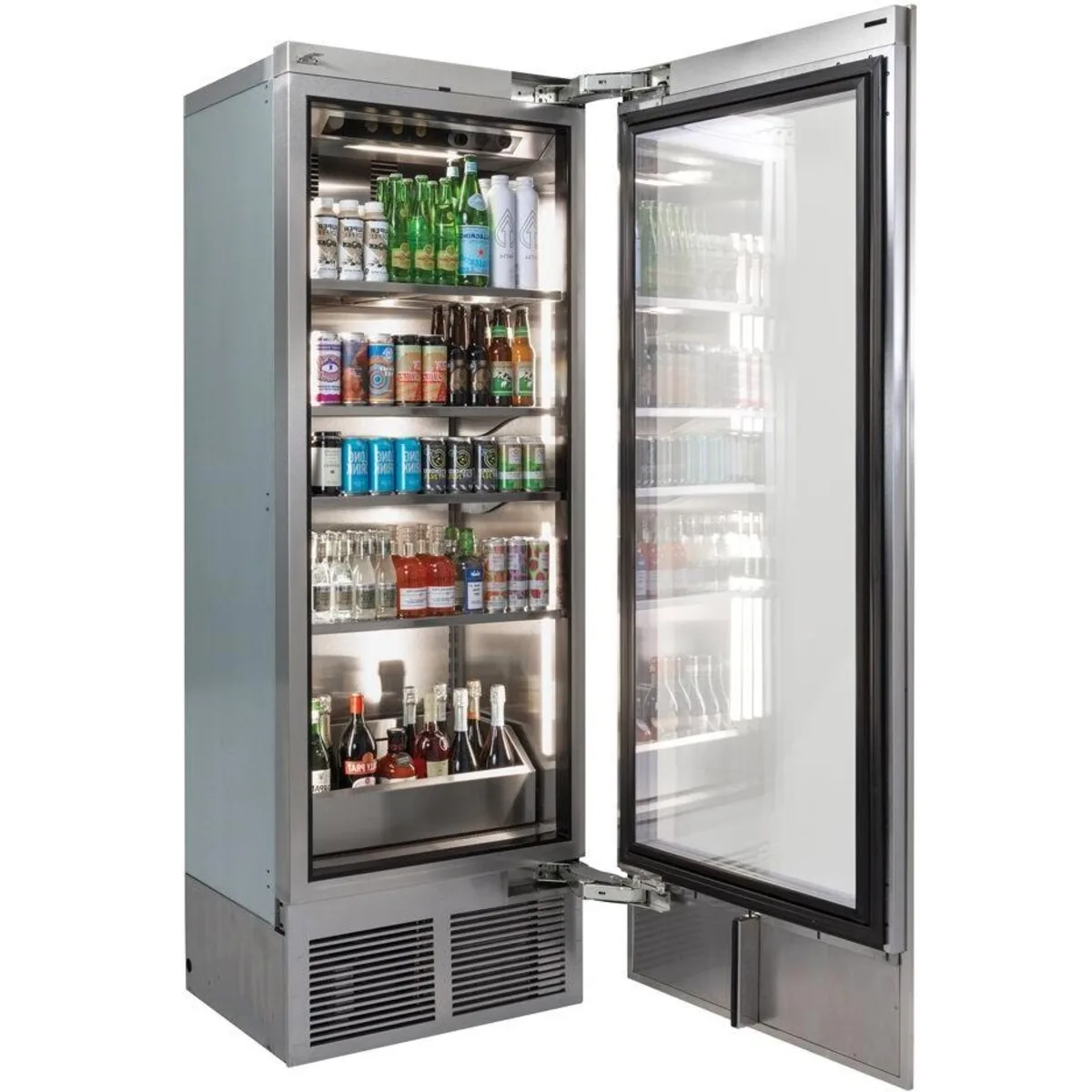 30" Perlick C-Series Single Zone Beverage Column with Right Hinge Panel Ready Door - CR30B24RL