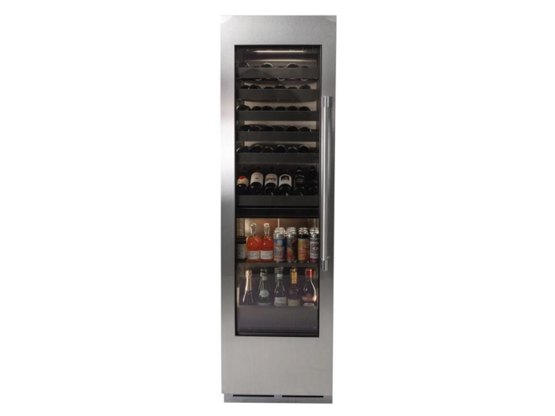 24" Perlick C-Series Dual Zone Beverage Column with Left Hinge Panel Ready Door - CR24C24LL