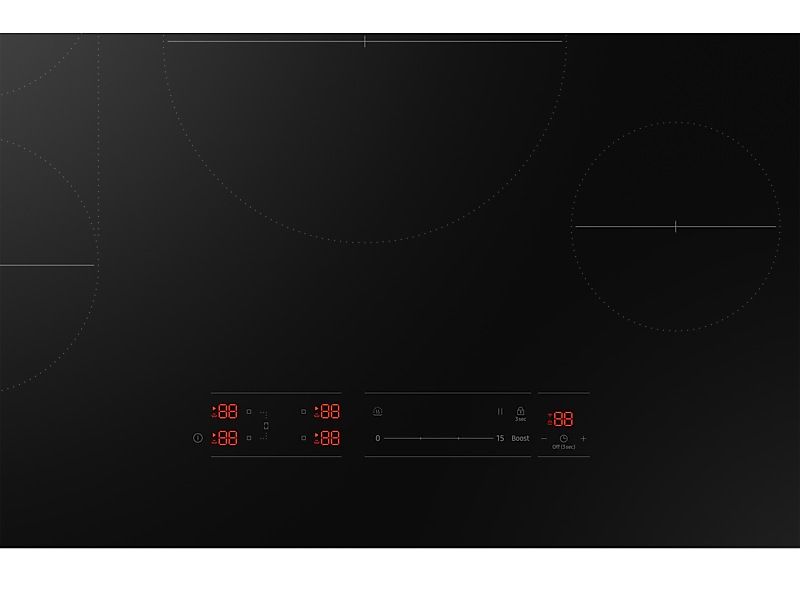 30" Samsung 4-Element Energy Star Smart Induction Cooktop - CC70F30S2DAA