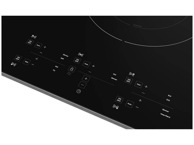 36" KitchenAid Electric Induction Cooktop with 5 Burners - KCIG556JSS