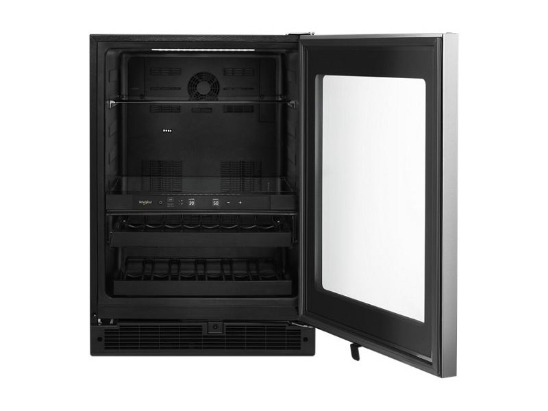 24" Whirlpool 5.2 Cu. Ft. Undercounter Beverage Center with Towel Bar Handle - WUB35X24HZ