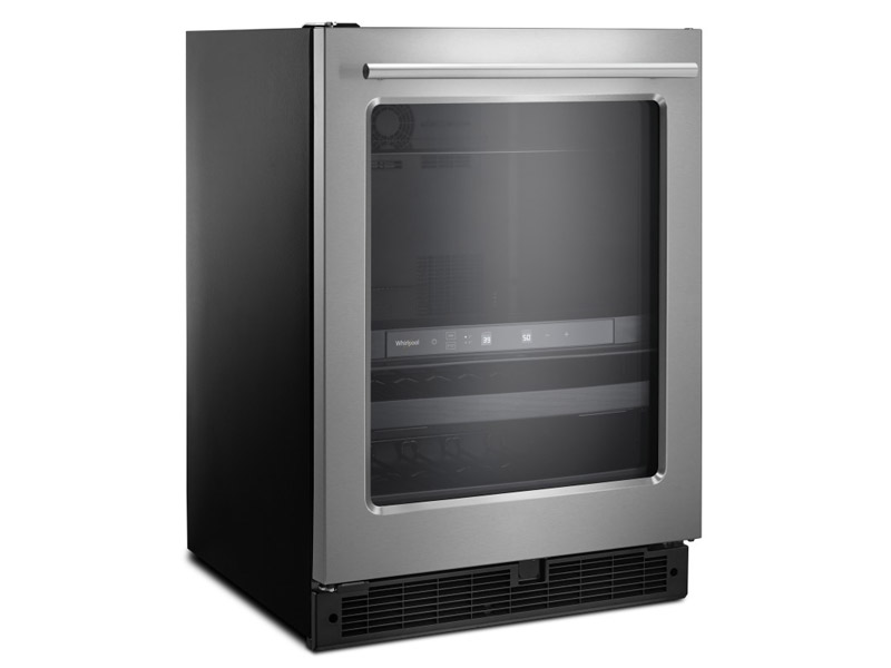 24" Whirlpool 5.2 Cu. Ft. Undercounter Beverage Center with Towel Bar Handle - WUB35X24HZ