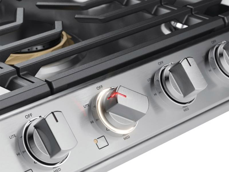 30" Frigidaire Professional 5 Burner Gas Cooktop in Stainless Steel - PCCG3080AS