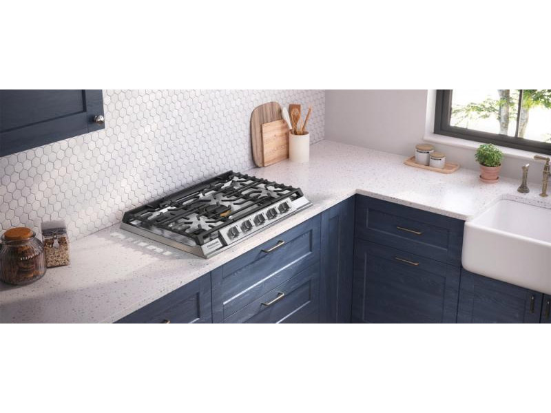 30" Frigidaire Professional 5 Burner Gas Cooktop in Stainless Steel - PCCG3080AS