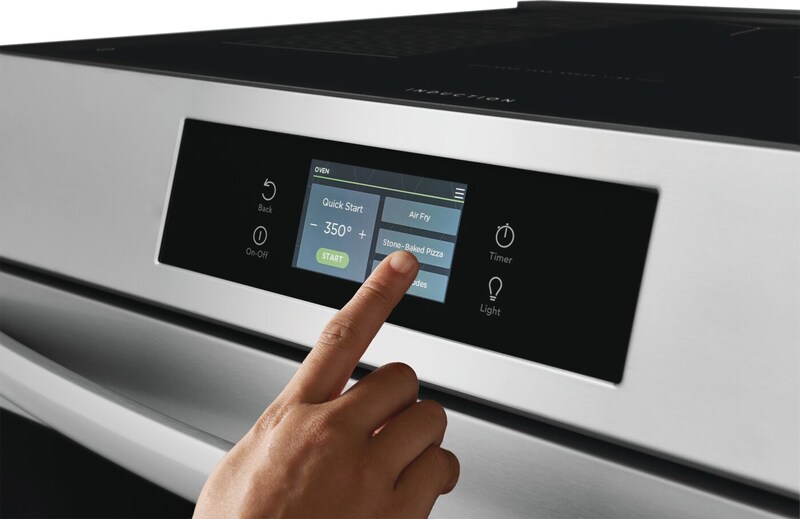 30" Frigidaire Gallery Front Control Induction Range with Stone-Baked Pizza - GCFI307CBF