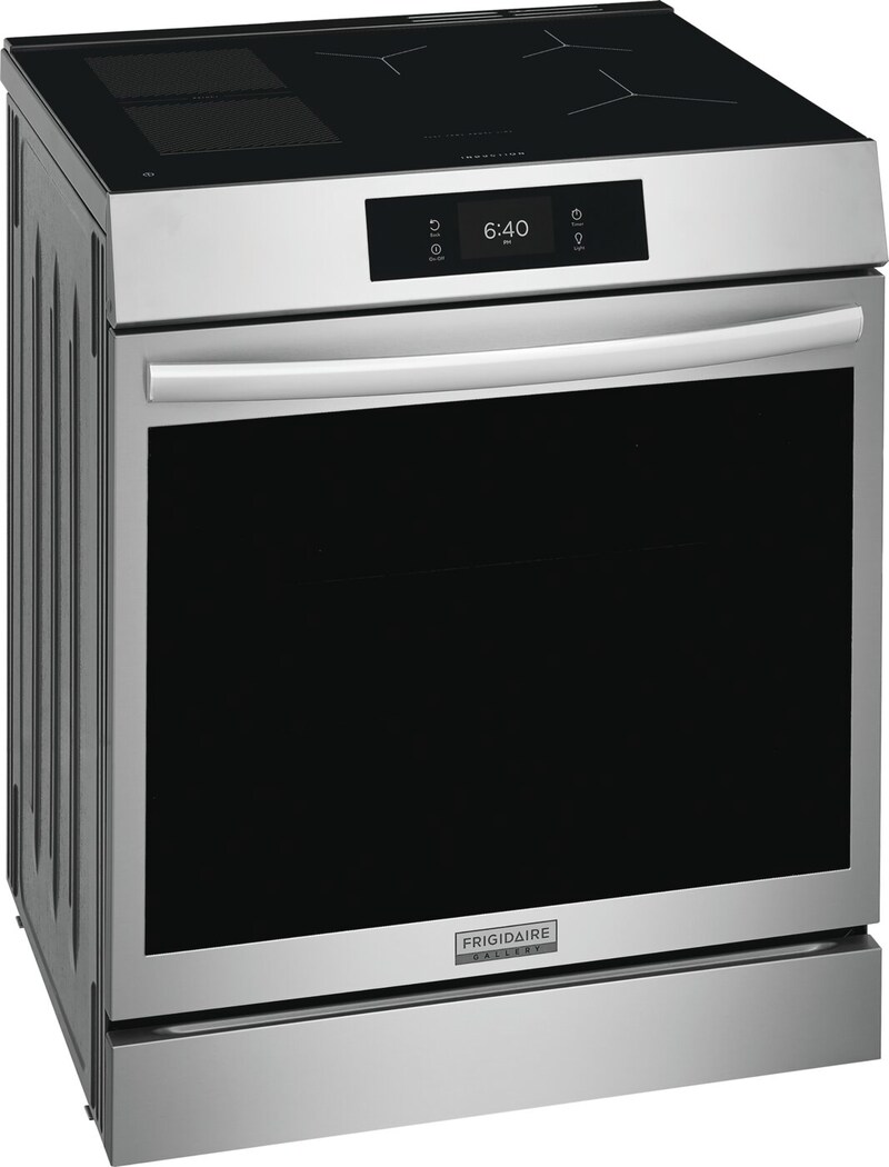 30" Frigidaire Gallery Front Control Induction Range with Stone-Baked Pizza - GCFI307CBF