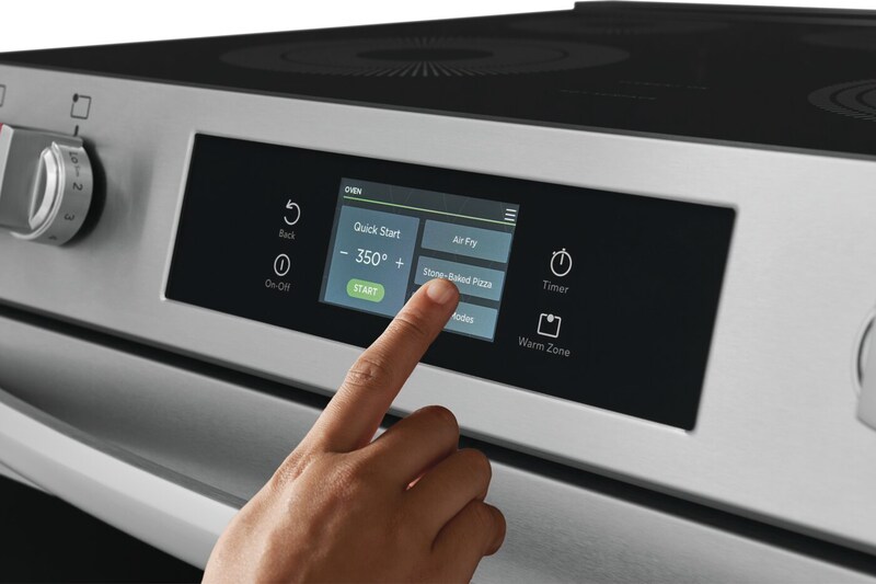 30" Frigidaire Gallery Electric Range with Stone-Baked Pizza - GCFE307CBF