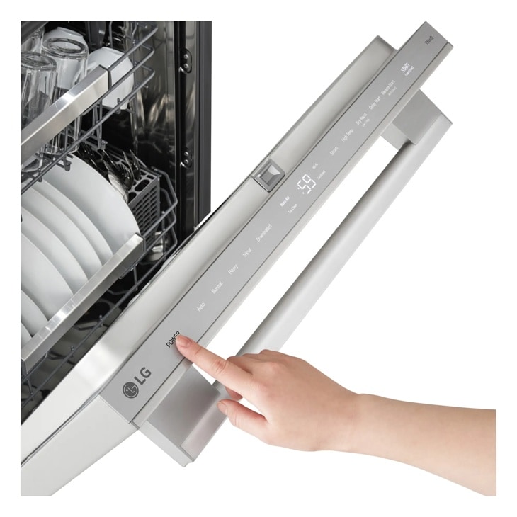 24" LG Smart Hidden Top Control Dishwasher - LDNTH862S