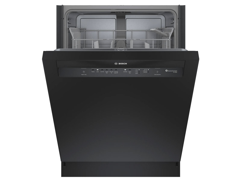 24" Bosch 100 Series 50 dBA Dishwasher in Black - SHE3AEM6N