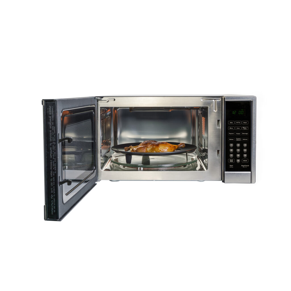 Danby 1.3 cu. ft. Multifunction Countertop Microwave with Air Fry in Stainless Steel - DBMW1361ABSS