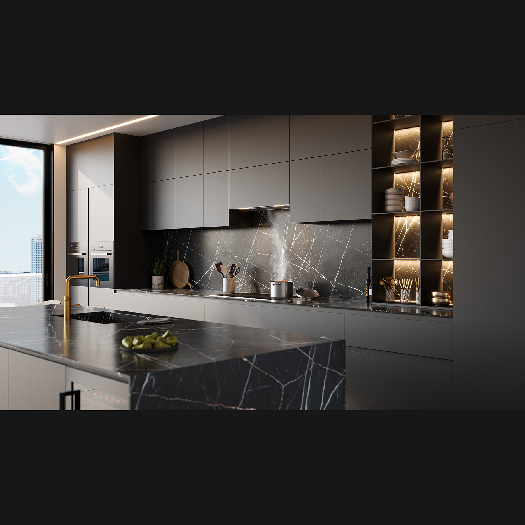 36" Best 650 Max Blower Cfm Built-in Range Hood in Stainless Steel - HBN65366SS