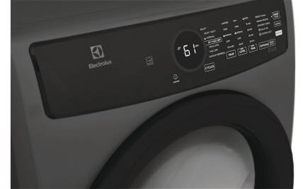 27" Electrolux 8.0 Cu. Ft. Front Load Perfect Steam Electric Dryer - ELFE743CAT