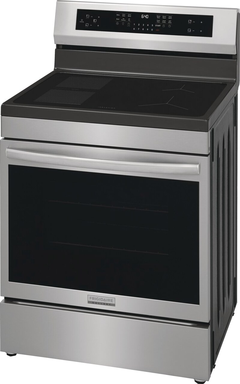 30" Frigidaire Gallery Freestanding Induction Range with Air Fry - GCRI306CBF